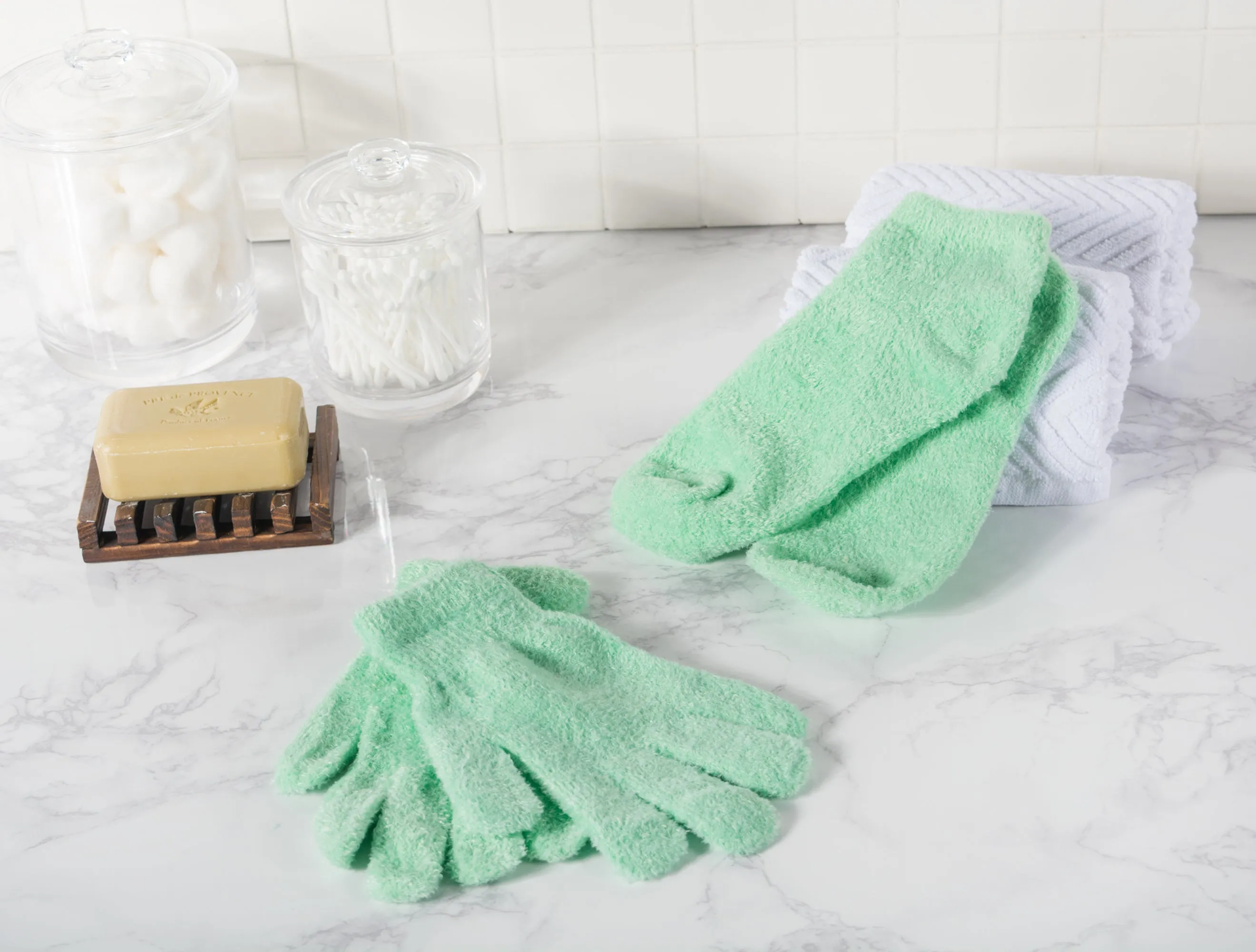 Spa Gloves - Mint