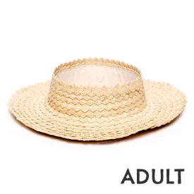 Straw Crownless Sun Hat Papale