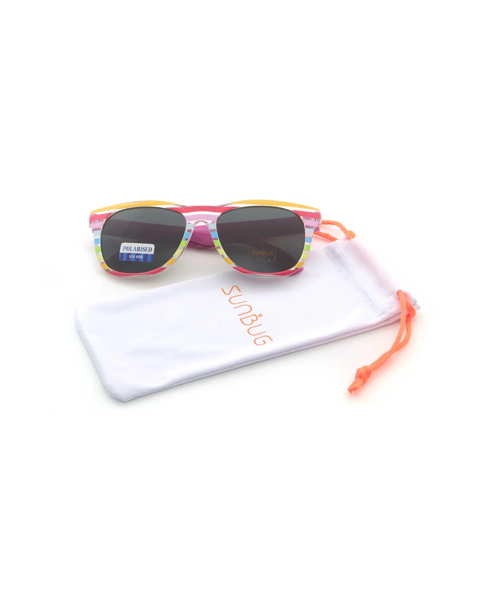 Sunbug Candy Stripe Ways Polarised Sunglasses