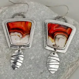 Swirled desire earrings