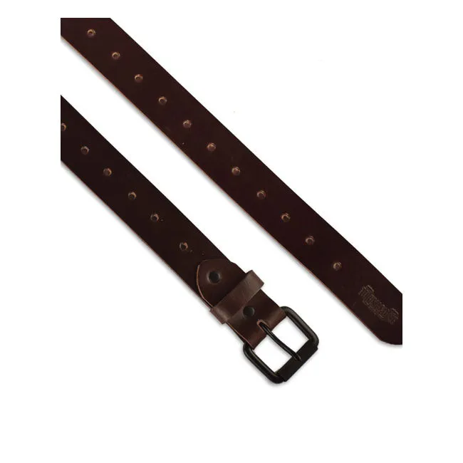 TRIP MACHINE BELT SINGLE PIN - TOBACCO BROWN