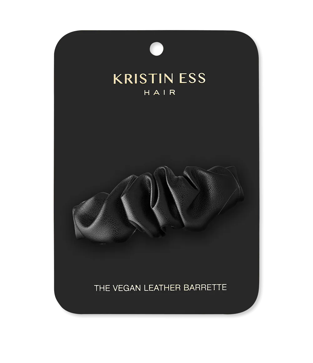 Vegan Leather Barrette